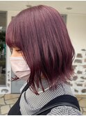くびれボブ×ブロッサムピンク