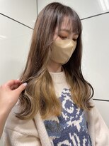 ヘアーアンドメイク ビス(HAIR&MAKE bis)&nbsp;ブリーチ一回でもできる！ベージュインナーカラー