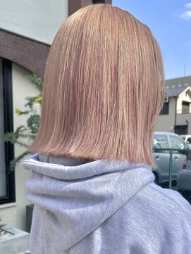 シロ(Shiro) beige pink mix color