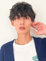 トレス(TRESS)&nbsp;マッシュショート　スパイラルパーマ　メンズヘア　原宿表参道