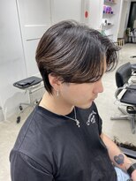 フィフス 栄(fifth)&nbsp;ニュアンスパーマセンターパートコンマヘアツーブロック