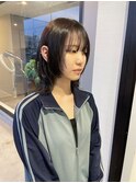 20代30代ナチュラルウルフカット