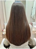 大人かわいい☆美髪ナチュラルストレート♪髪質改善する縮毛矯正