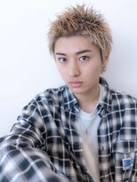 イオ 本厚木(io)&nbsp;スパイキーショートハイトーンメンズカット刈り上げ短髪