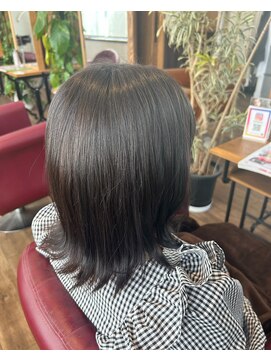 フェイス 日向店(face) アッシュグレー×外ハネ