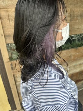 ビューティーサロン ガーデン(beauty salon garden) イヤリングカラーパープル☆担当あや☆