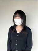 レイヤーたっぷりセミロングウルフ【ラクレ/西大分】