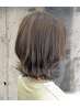 【オープン記念☆】白髪染め卒業　カット＋脱白髪染め透明感UP12430→￥10230