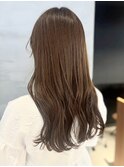 韓国風ロング/ゆる巻き/マロンブラウン/美髪/ヨシンモリ/伏見