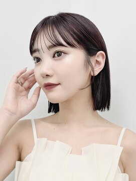 ガーデン 渋谷(GARDEN) イメチェン美髪小顔似合わせカットサイドバングボブカット