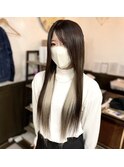 #ブリーチなし#長さだし#インナーカラー