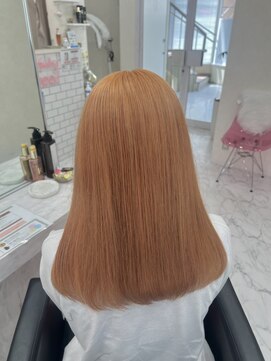 ミニョン(mignon) 韓国/ダブルカラー/ブリーチ/ピンク/学割U24/新越谷/南越谷/草加