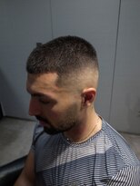 イントロバイフィーネ 渋谷(INTRO . by Fi-Ne)&nbsp;ボウズスキンフェードアッシュブラック/渋谷