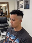 メンズヘア　メンズカット　スキンフェード　アフロパーマ