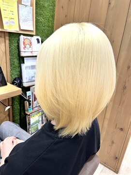 マーブル ヘアー(marble hair) 抜きっぱなしブリーチ