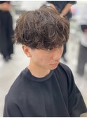 シャドウパーマ×マッシュ