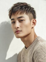 カットもパーマもイケメンパラダイス Men's天王寺 爽やかMen's清潔感ハイフェードショート