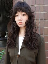 ジュール(JOULE'S)&nbsp;ロングレイヤーパーマ/ブラウン/小顔ヘア
