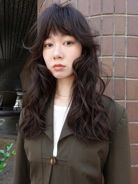 ジュール(JOULE'S) ロングレイヤーパーマ/ブラウン/小顔ヘア