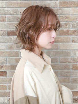 可愛い20代30代小顔◎うざバングボブ