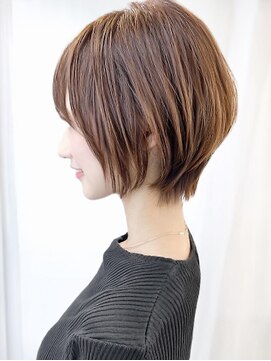 ルーファス 恵比寿 渋谷(Ruufus) レイヤーボブ×ウォームブラウン