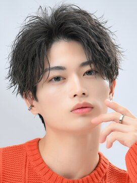 リップスヘアー 銀座(LIPPS hair) 【縦落ち】ウェーブセンターパート