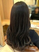 ユニックス ノクティプラザ溝口店(UNIX)&nbsp;うるつやブラウン×韓国風ゆる巻き