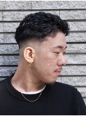 スキンフェード×パーマ　バーバー/メンズヘア/渋谷バーバー