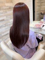 マーリャヘアー(mallia hair)&nbsp;レイヤースタイルレイヤーカットロングレイヤー小顔スタイル