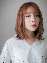 モッズヘア 越谷(mod's hair) 柔らかウォームブラウン/外ハネミディアムレイヤーボブe