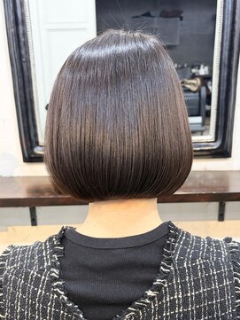 エトネ ヘアーサロン 仙台駅前(eTONe hair salon) 縮毛矯正でマイナス5歳。40代からの髪質改善ツヤボブ