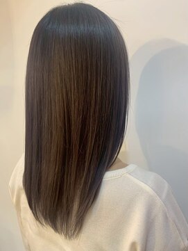 ノット 成田公津の杜(Knot) ダークアッシュ/ミディアムレイヤーカット/成田公津の杜駅