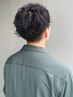 メンズカット＋パーマ＋眉カット＋炭酸スパ　￥13750→￥12750