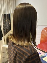 ヘアーアイストゥーレ(HAIR ICI TRE)&nbsp;赤み消し,透明感カラー,オリーブベージュ,艶髪,透明感カラー