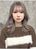 グレージュ×レイヤー