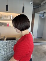 スーリール 西大分店(Sourire) sourire西大分 / 透け感ベージュ ショートボブ