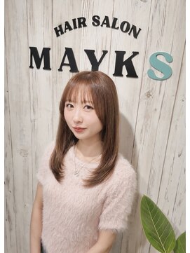 メイクス 町田(MAYKS) 透明感ミルクティー×レイヤーカット