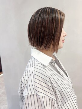 ラトリエコンタン(L´atelier Content) 【shima】アンブレラカラーと ボブ