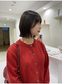 【RURI】10代20代/切りっぱなしボブ/グレージュ/福岡天神