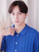 カバーヘア ブリス 志木南口駅前店(COVER HAIR bliss)&nbsp;センターパートショートアップバング暗髪ビジネスショート20代a