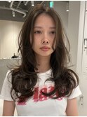 天神大名レイヤーカット大人レイヤーくびれヘアロング今泉福岡