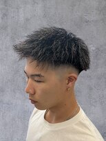 メンズサロンロア(men's salon Loa)&nbsp;ツイストパーマ×ジェットモヒカン