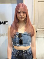 カシェル トウキョウ(Cashel Tokyo) ピンクベージュとレイヤーカット