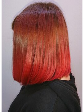 ラチャウ(La.Ciau) ブリーチ＆グラデーションカラー