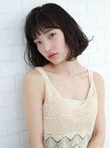 [Ravo]＊シースルーバングボブ＊THROWカラー