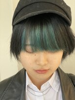 フランジェッタヘアー(Frangetta hair) カット職人デザインカラー