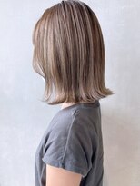 アルバム 新宿(ALBUM SHINJUKU)&nbsp;グレージュボブ_セシルカットココアブラウン_ba299721