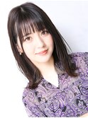 大人可愛い20代30代40代小顔 暗めカラー G3