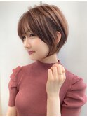 前髪あり大人ショートボブ20代30代40代【AIN.表参道】川原大地