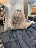 ラフ(LAFF)&nbsp;#黒髪#ボブルフ#ネビージュ#小顔#ワンレン